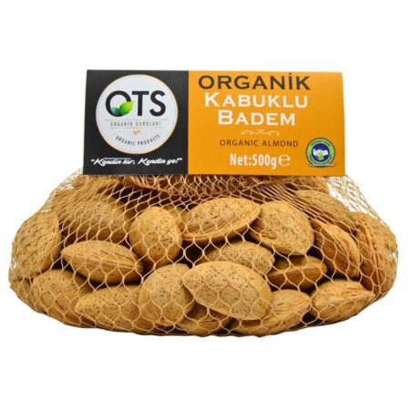OTS ORGANIC ALMOND, UNSHELLED 500G