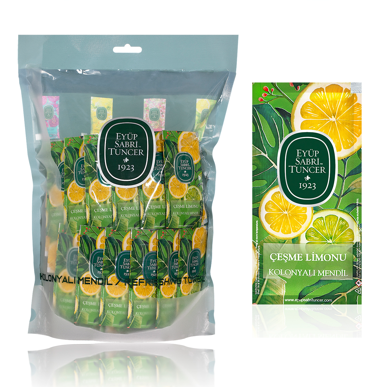 EYUP SABRI TUNCER REFRESHING TOWEL ÇEŞME LEMON PACK OF 150