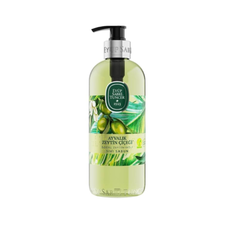 EYUP SABRI TUNCER NATURAL OLIVE OIL LIQUID SOAP AYVALIK OLIVE BLOSSOM 500 ML